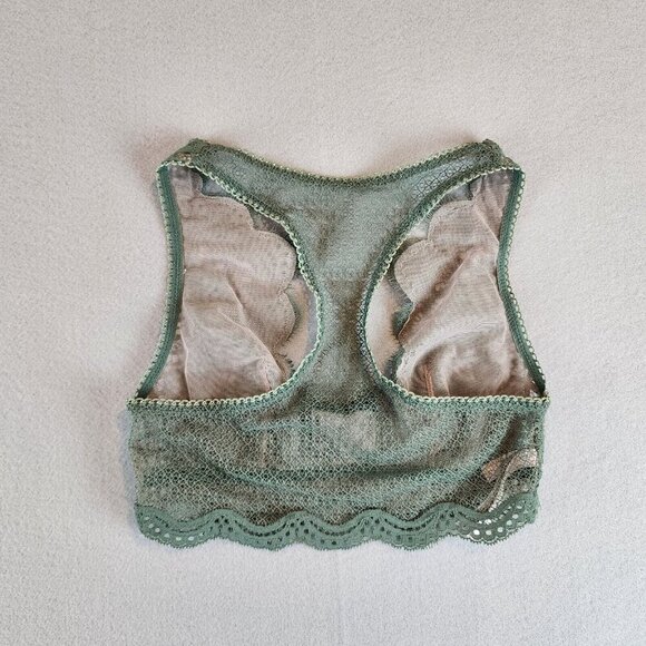 Victoria's Secret Dream Angels Wireless Eyelash Lace Bralette Sexy Sheer sz XS - Picture 6 of 11